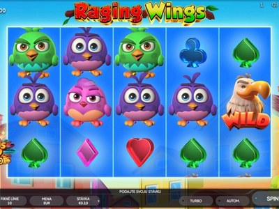 Игровой автомат Raging Wings производителя Endorphina