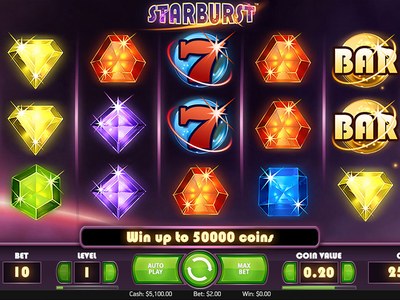 Видеослот Starburst — NetEnt